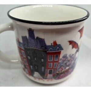 OwlCrate Exclusive Fantasy Ceramic Mug Faux Enamel Style Cup